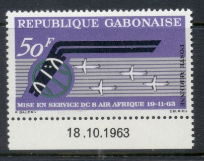 Gabon 1963 Air Afrique