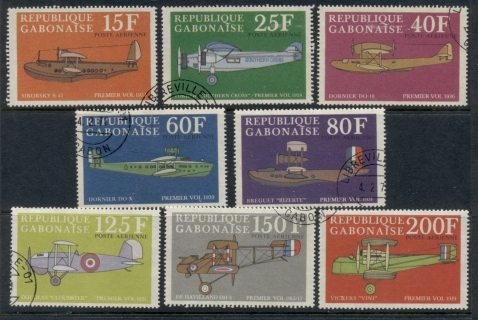 Gabon 1970 Vintage Planes