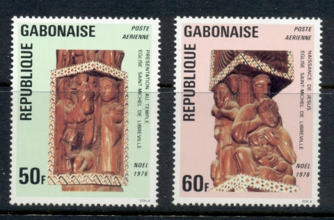 Gabon 1976 Xmas Carvings