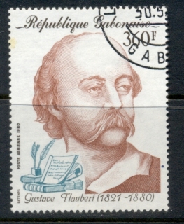 Gabon 1980 Portraits, Gustave Flaubert 360f