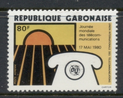 Gabon 1980 World Telecommunications Day