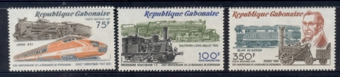 Gabon 1981 Trains