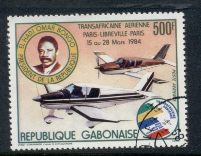 Gabon 1984 Paris-Libreville-Paris Air race