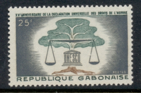 Gabon 1963 Unesco Universal declaration of Human Rights