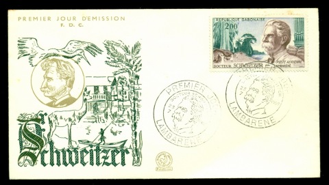 Gabon 1960 Dr Albert Schweitzer FDC