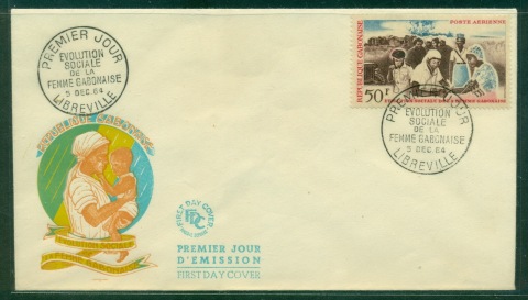 Gabon 1964 Social Evolution of Gabonese Women FDC