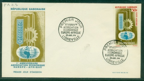 Gabon 1964 Europ Afrique FDC