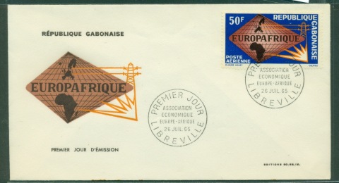 Gabon 1965 Europ Afrique FDC