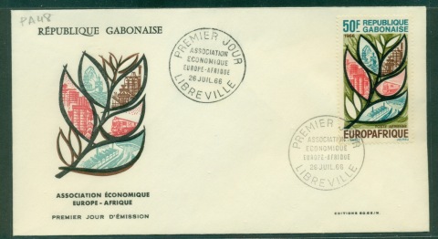 Gabon 1966 Europ Afrique FDC