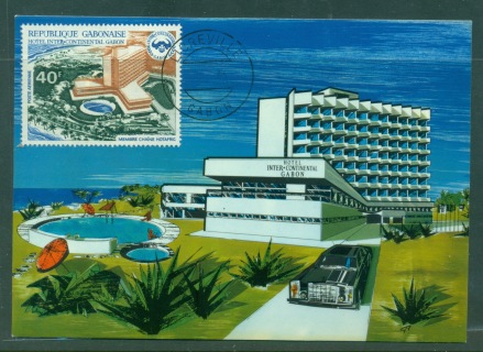 Gabon 1972 Hotel Intercontinental Maxicard