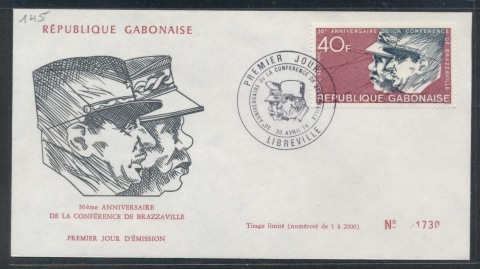 Gabon 1974 Conference of Brazzaville FDC