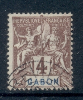 Gabon 1904-07 Navigation & Commerce 4c