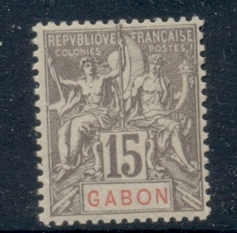 Gabon 1904-07 Navigation & Commerce 15c
