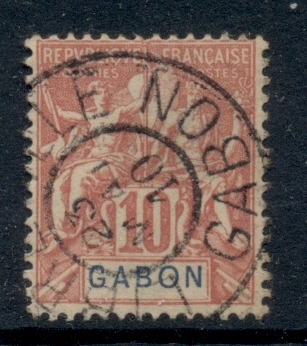 Gabon 1904-07 Navigation & Commerce 10c