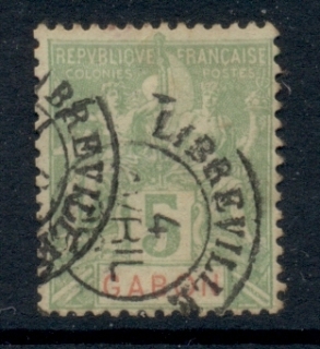 Gabon 1904-07 Navigation & Commerce 5c Libreville