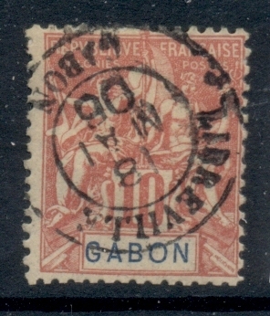 Gabon 1904-07 Navigation & Commerce 10c Libreville