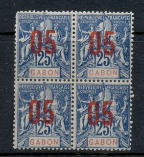 Gabon 1912 Navigation & Commerce surcharge 5c on 25c blk4