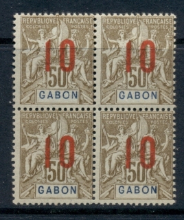 Gabon 1912 Navigation & Commerce surcharge 10c on 50c blk4