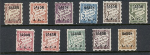 Gabon 1928 Postage Due