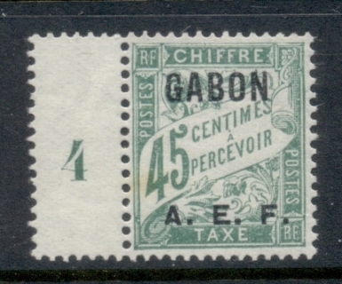 Gabon 1928 Postage Due 45c #4