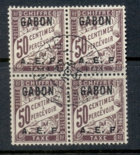 Gabon 1928 Postage Due 50c blk4