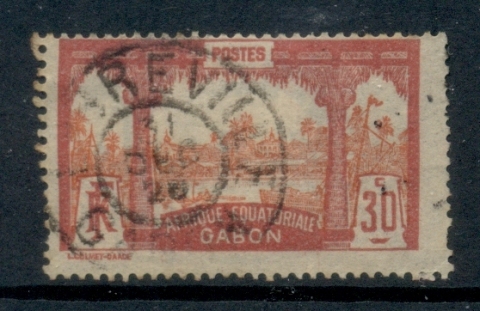 Gabon 1910-22 Pictorial, Libreville Afrique Equatoriale 30c