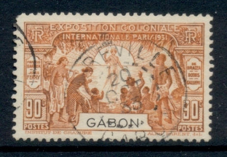 Gabon 1931 Colonial Expo 90c