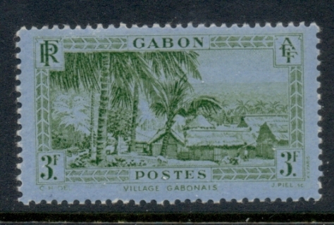 Gabon 1932-33 Pictorial, Village of Setta Kemma 3f