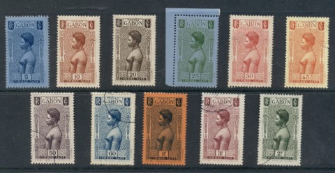 Gabon 1932 Postage Due, Fang Woman