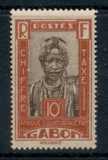 Gabon 1930 Postage Due, Chief Makoko 10c