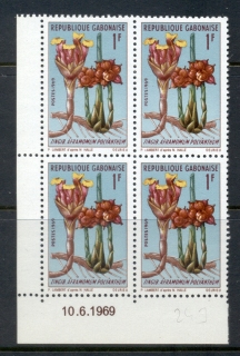 Gabon 1969 African Plants 1f blk4