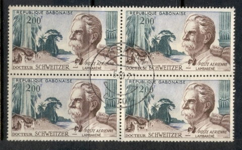 Gabon 1960 Dr. Albert Schweitzer blk4