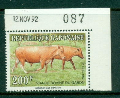 Gabon 1992 Cattle 200f