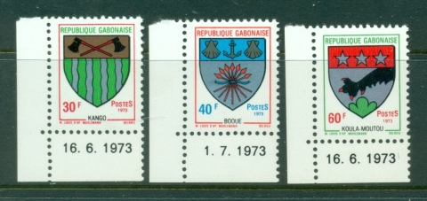 Gabon 1973 Town Arms