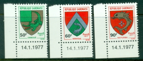 Gabon 1977 Town Arms