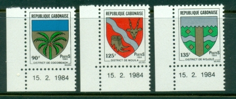 Gabon 1984 Town Arms