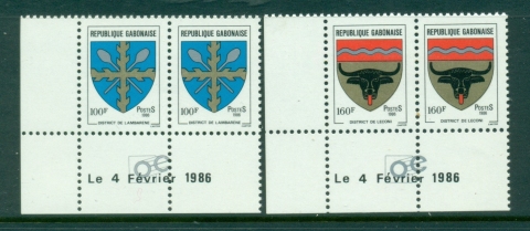 Gabon 1986 Town Arms prs