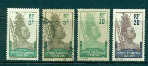 Gabon 1910 Asst