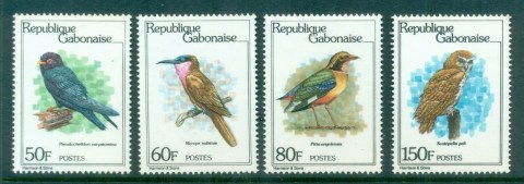 Gabon-1980-Birds-MUH