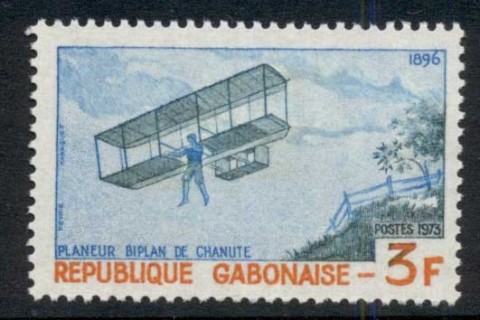 Gabon 1973 History of Aviation 3f