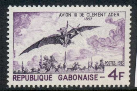 Gabon 1973 History of Aviation 4f