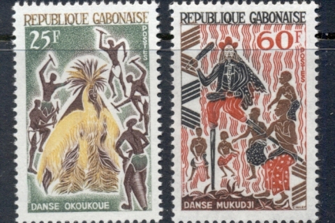 Gabon 1965 Dancers