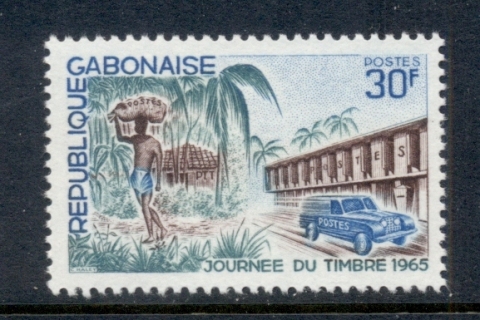 Gabon 1965 Stamp day