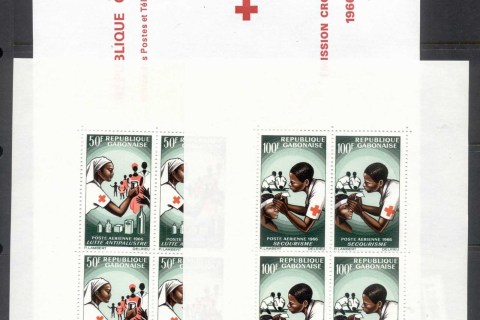 Gabon 1966 Red Cross booklet