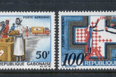 Gabon 1968 Red Cross