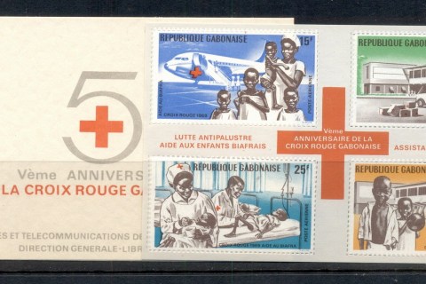 Gabon 1969 Red Cross booklet