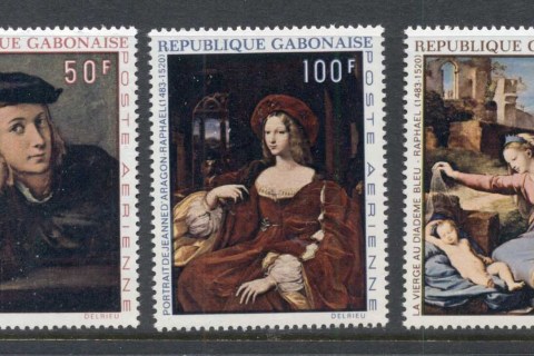 Gabon 1970 Paintings by Raphael