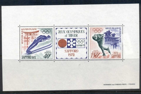 Gabon 1972 Winter Olympics Sapporo MS