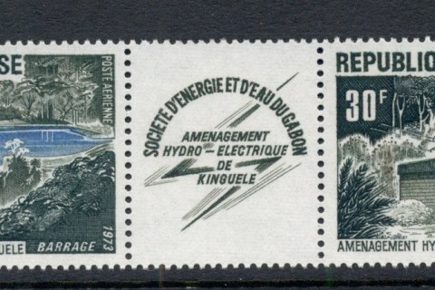 Gabon 1973 Hydroelectric Works