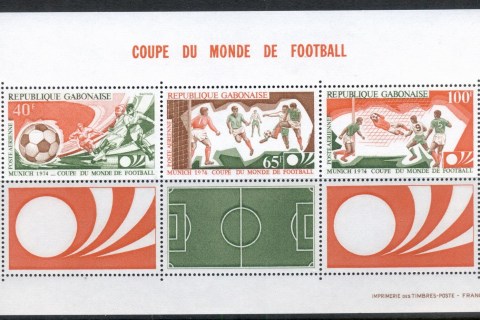 Gabon 1974 World Cup Soccer Munich MS